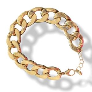 Chunky Chain Goldtone Bracelet